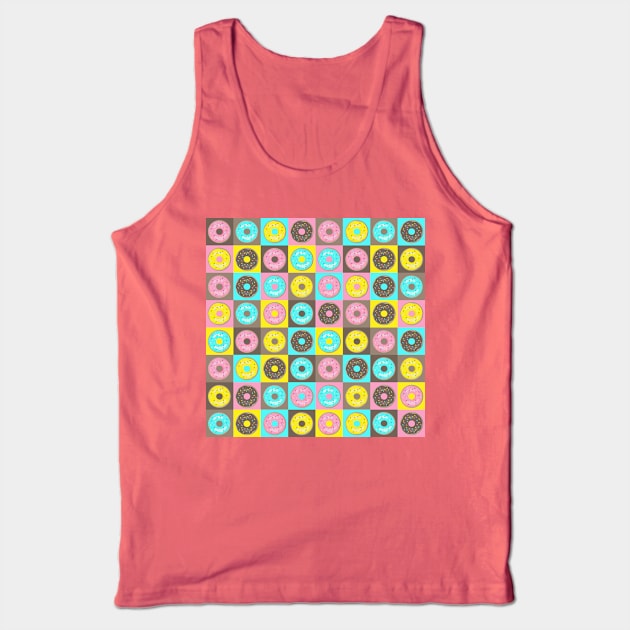 Check Out the Donuts! Tank Top by HelenDesigns